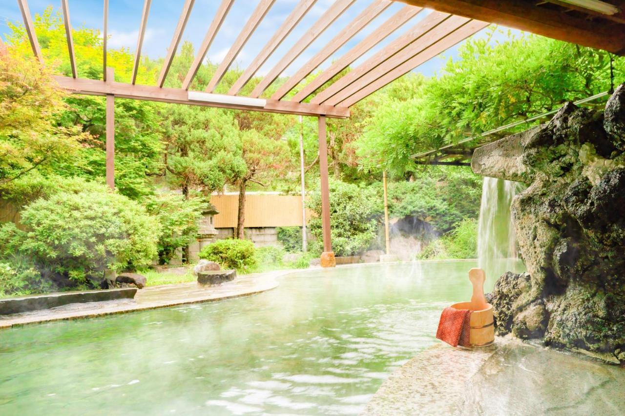 Ooedo Onsen Monogatari Shinshu Kakeyu Hotel Ueda Exterior foto